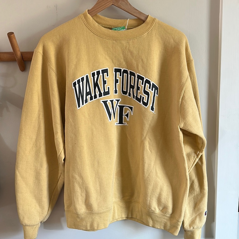 champion wake forest crew neck